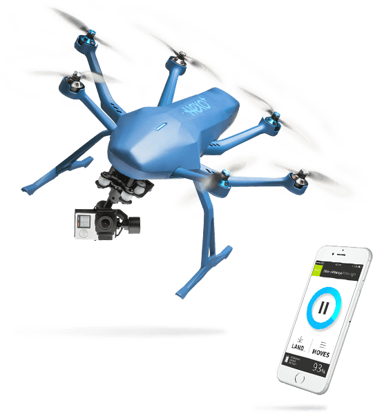 Forever Luna Drohne Drone mit HD Kamera Auto Return Headoff Landung FPV Handy 